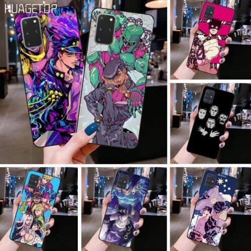 HUAGETOP JoJo Bizarre Adventure Soft Rubber Phone Cover for Samsung S20 plus Ultra S6 S7 edge S8 S9 plus S10 5G lite 2020