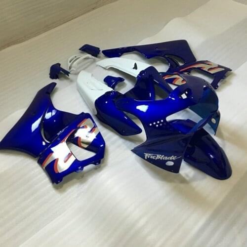 New Motorcycle Fairing kit for HONDA CBR900RR 98 99 CBR900 919 CBR900RR 1998 1999 white blue ABS Fairings Set+7gifts HF71
