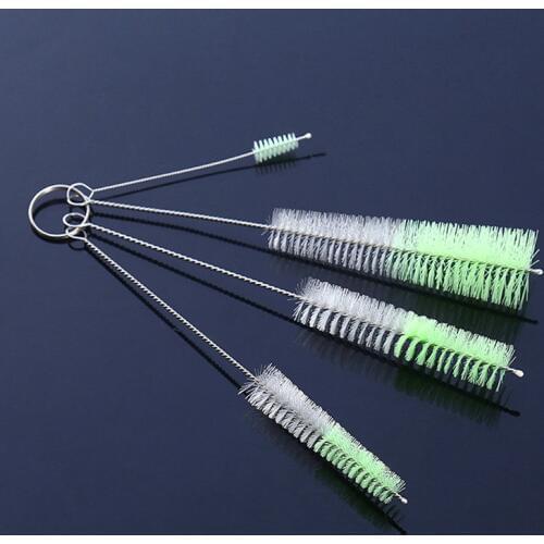 Kitchen Tool Japanese Style Bottle Kettle Spout Teapot Nozzle Cake Pastry Coffee Pot Thin Mouth Cleaning Nipple Brush