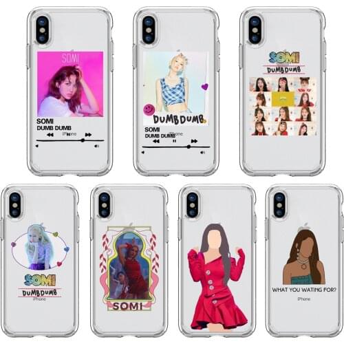 SoMi new song DUMB DUMB phone Case For iPhone 11 12 Pro XS MAX XR X 7 8 6Plus SE 2021 Soft Silicone Phone Cover Bag