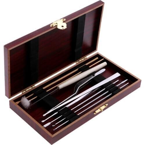 1Set 8Pcs Health Care Tool Ear Pick Cleaning Ear Wax Remover Cleaner Curette Kit X5XC