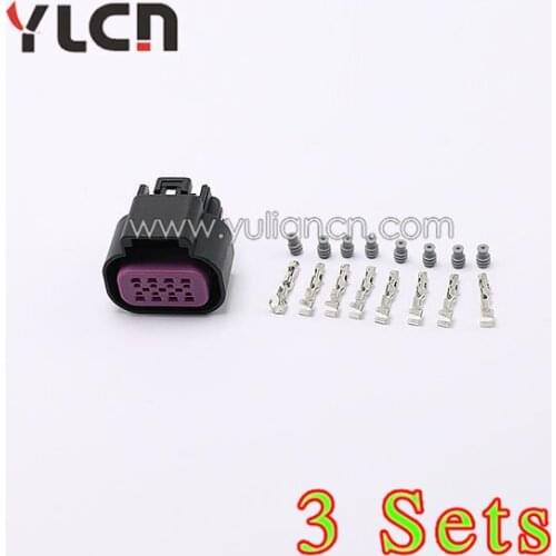 New brand 8 pin waterproof connector plug free shipping