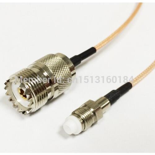 New Modem Coaxial Cable UHF Female Jack Connector switch FME Female Jack Connector RG316 Cable Pigtail 15CM 6" Adapter