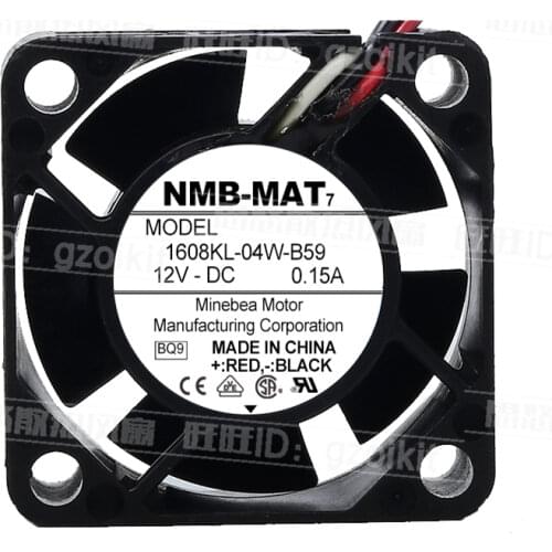 12V 0.15A 4020 4CM 4 cm 3-wire switch fan 1608KL-04W-B59