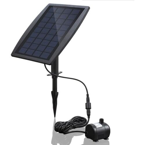Solar Panel Water Spray Pump Plastic Kit Gardening Supplies Fountain Pond Eco-friendly Energy-saving Horticultural Irrigation