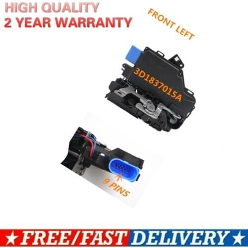 FRONT LEFT FREE SHIPPING 3D1837015 DOOR LOCK ACTUATOR CENTRAL MECHANISM FOR GOLF 5 V MK5 FOR VW SEAT LEON TOLEDO SKODA OCTAVIA