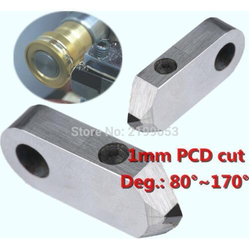 Posalux type diamond cutting tool 1mm V cut jewelry making tools PCD Endmill Cutter for Posalux Type Faceting Machine Cutting