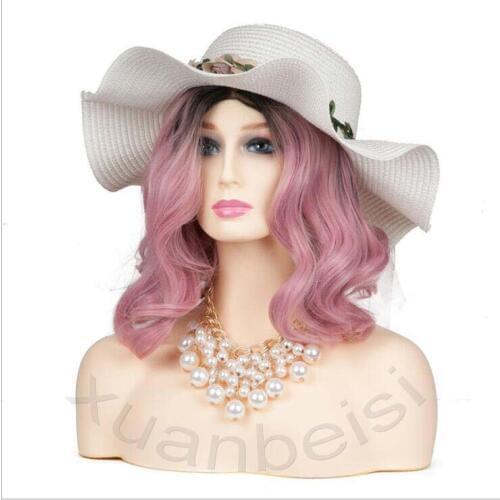 Female Realistic Fiberglass Mannequin Head Bust Sale For Wig Jewelry Hat Earring Display Dolls High Grade Dummy Manikin Head