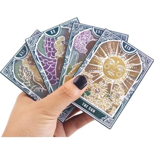 Mini Tarots Cards Resin Molds 4 Pieces/Set Major Tarots Cards Silicone Mold for DIY Keychain Pendant Epoxy Resin Jewelry