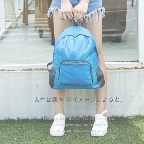 Outdoor Sports Foldable Backpack Bag Waterproof Lightweight Cycling Camping Hiking Backpack Daily Travelling Nylon Bags