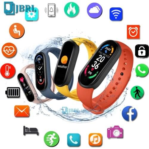 M6 Smartwatch Heart Rate Blood pressure Smart Watch Sleep monitor Smartband Electronic Sports Smart Bracelet For Android IOS