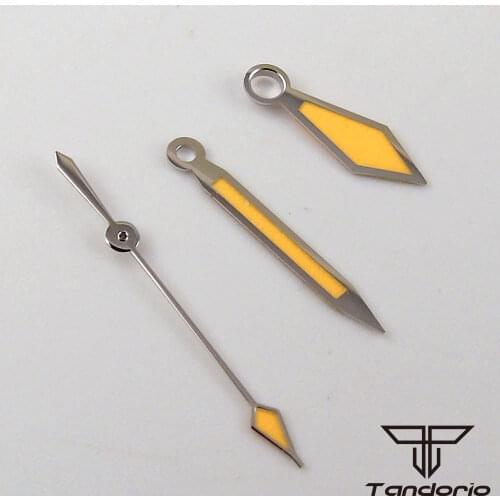 Luminous Orange Automatic Watch Hand Needles Arrow for NH35A NH36A 7S26 7002 7009 4R35 4R36