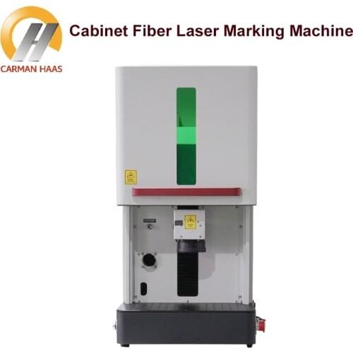 Cabinet Fiber Laser Marking Machine 30W 50W Jewelery Metal Marking Engraving Machine