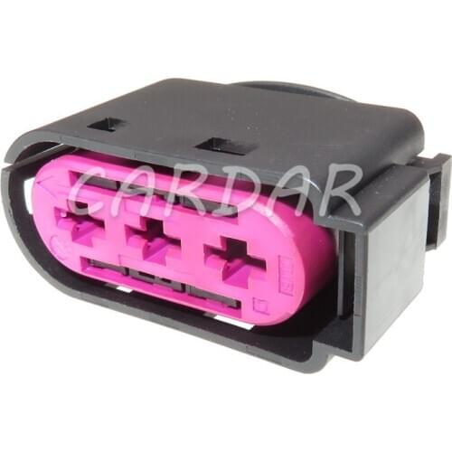 1 Set 3 Pin 1J0 937 773 Car Fuse Box Connector Plug Sealed Waterproof Sutomotive Cable Socket 1J0937773 For VW Audi