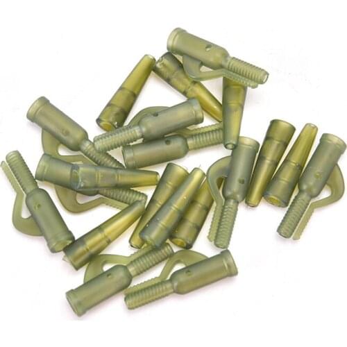 10/20/30/40/50pcs Mini Lead Clips & Tail Rubbers Cone Carp Fishing Tackle Kit Accessories For Carp Fishing Rig Equipment Tackle