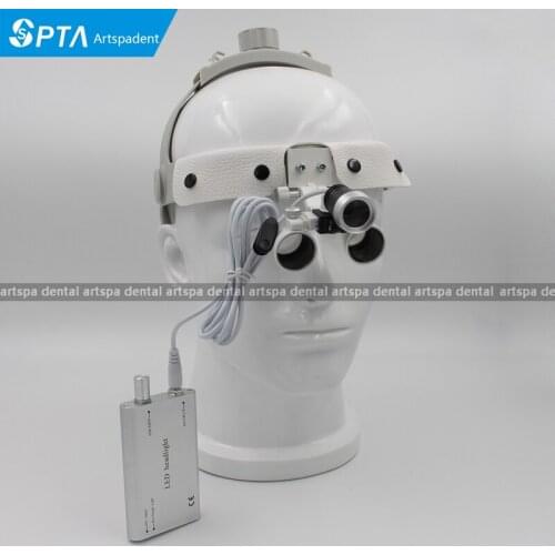 2.5X times surgery operation surgical Magnifier Dental Loupe with LED light