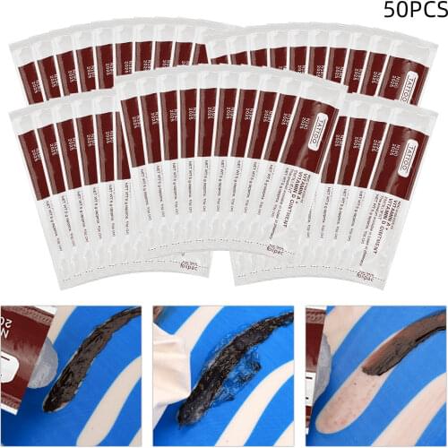 50Pcs Vitamin Ointment Anti Scar Tattoo Aftercare Cream MicrobladingPermanent Makeup Tattoo Supplies Fougera Tattoo Body Art