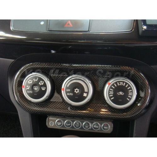 Car Accessories Carbon Fiber Air Control Panel Cover Fit For 2008-2012 EVO X EVO 10 RA HVAC Control Panel Cover