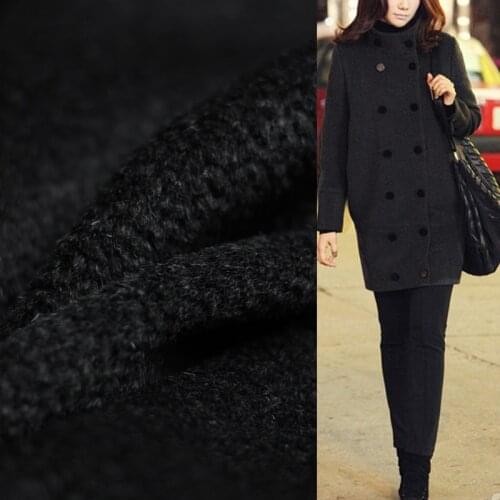 White waxberry Grey black small sheared rabbit fleece single sided coat fabrics clothes Garment sewing materials Freeshipping