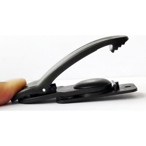 Black Ratchet Box Belt Clip Buckle (3 Pieces) Tool Parts Plastic Mobile Phone Buckle Camera Bag Plastic Luggage Belt Bag Clip