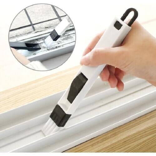 Cleaning Brush Dustpan Door Window Groove Multifunction Kitchen Tool QJ-38