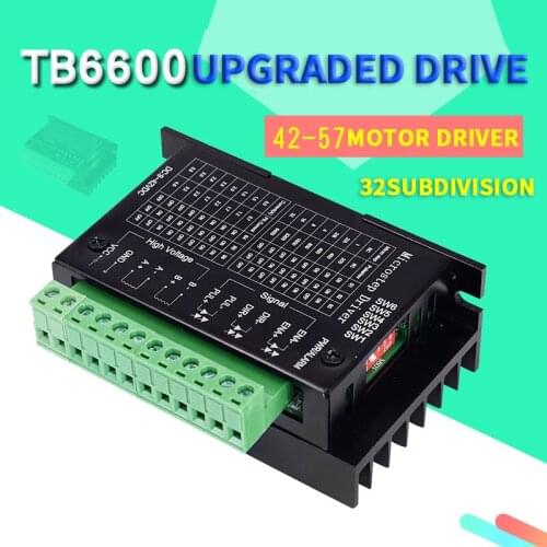 Driver 42/57 TB6600 wood router machine stepper motor driver 32 segments upgraded version 4.0A 42VDC cnc Engraving machine kits