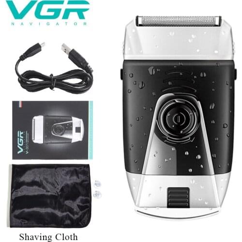 VGR Reciprocating Shaver Electric Whitening Finishing Device Shaved Head Hair Clipper Multifunctional Twin Blade Razor V-307