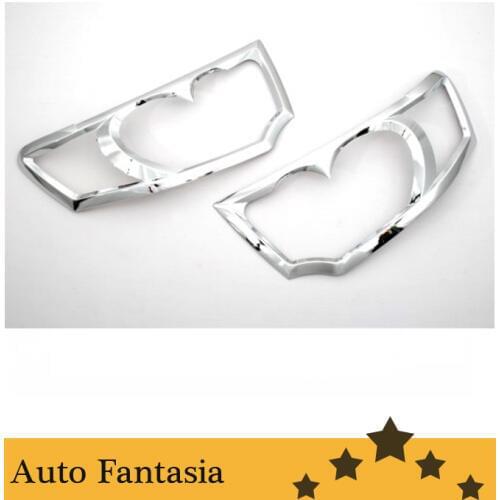 Chrome Head Light Cover - for Challenger / Pajero Montero Sport 09-12-free shipping