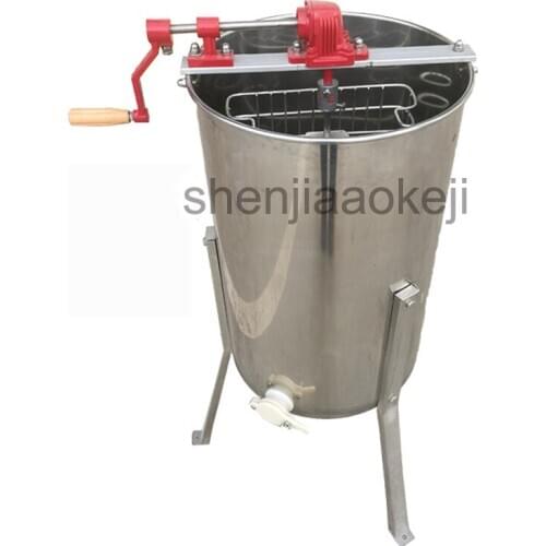 304 Stainless Steel Manual Honey Extractor Beekeeping Equipment Honey Separator Bee Keeping Tool 1pc