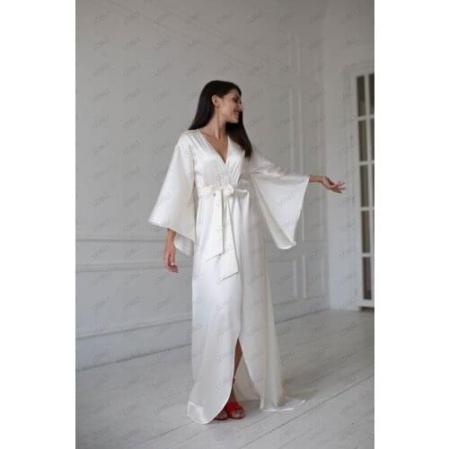 Bride Robe Satin Robe Women Bridal Pajamas Wedding Bridesmaid Gift Mother Sister Of The Bride Groom Robes
