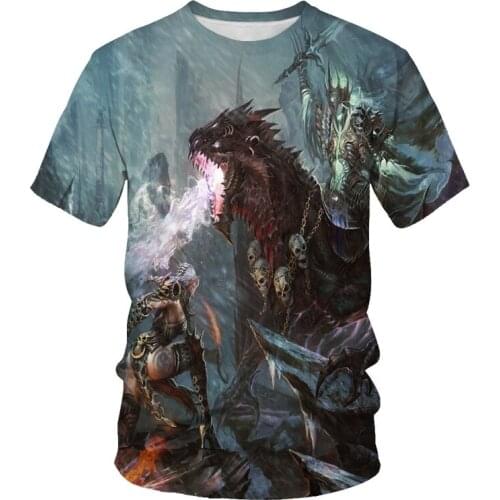 2021 T-shirt fashion new cool men and women 3DT shirt digital printing short-sleeved summer colorful top T-shirt