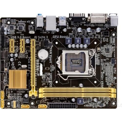 ASUS B85M-F Original Motherboard LGA 1150 DDR3 16GB for I3 I5 I7 22NM USB2.0 USB3.0 SATA3 B85 Desktop Motherboard free shipping