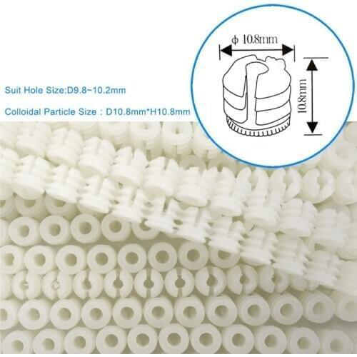 Plastic granules colloidal particle D10.8*H10.8mm pneumatic rubber embedded gun suit hole D9.8~10.2mm Power Tool Accessories