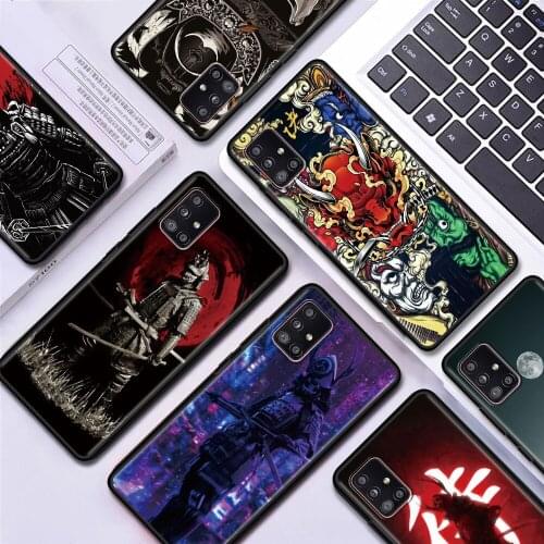 Cool Samurai Case for Samsung Galaxy A51 A71 A21s A31 A12 A41 A11 A51 A02s A42 A01 A32 5G A91 TPU Black Mobile Phone Bag Cover
