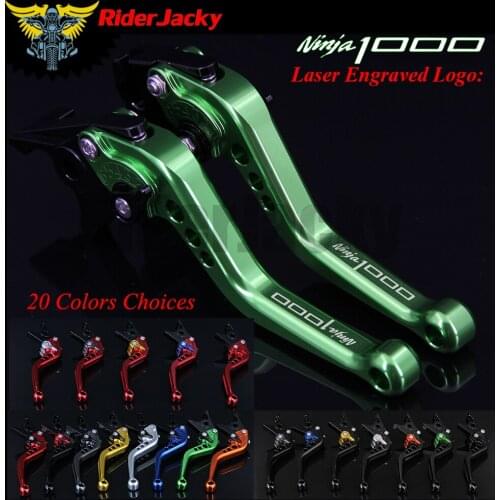 RiderJacky CNC Adjustable 14.7cm Short Brake Clutch Levers For Kawasaki NINJA 1000/Tourer Ninja1000 2011-2016 2013 2014 2015