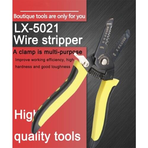 Wire Stripping Pliers 5021 Wire Cable Crimping Plier Cutting Self-adjusting Multifunctional Stripping Tools Crimping Pliers