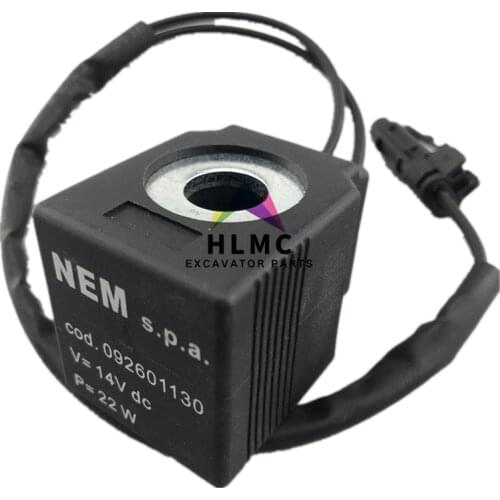 Construction Machinery Parts Foton lovol FR75 85 150 260 Solenoid Valve Coil