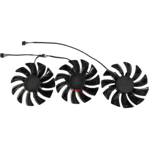 3Pcs/Set GA92S2U DC12V 0.46A Graphics Card Fans For ZOTAC RTX 2080 2080Ti AMP GAMING Video Card Cooling As Replacement