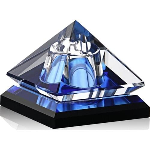 Vintage Luxor Refillable Parfum Car Perfume Bottles Crystal Empty Bottle for Decoration 6 color