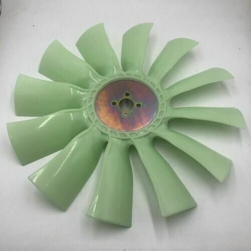 High Quality Cooling Fan Fit for 4BD1 Engine Sk100-3 Excavator 11 Blades