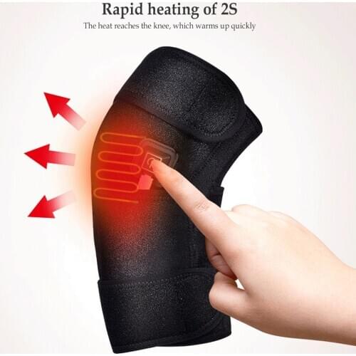 Knee Protector Pad For Arthritis Knee Brace Orthopedic Support Sleeve Guard Patella Kneepad Leg Wrap USB Heating Knee Wrap