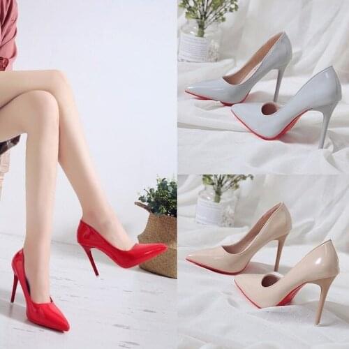 Single shoes women 2021 new womens shoes autumn pointed shallow mouth high heels womens work shoes women