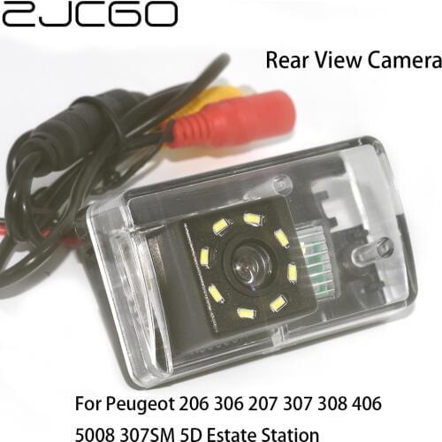 ZJCGO Car Rear View Reverse Back Up Parking Night Vision Camera for Peugeot 206 306 207 307 308 406 5008 307SM 5D Estate Station