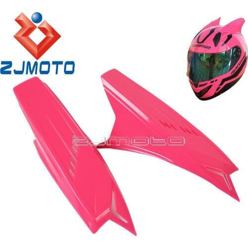 1 Pair Motorcycle Universal Racing Helmet Horns Dirt Bike Mohawk Horns For YOHE A-GV ICOM HJC TANKED SHARK Helmet Decal Horns