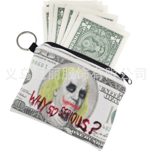 2018 Mini Funny Short Key Wallet Card Holder Business Organizer Housekeeper Keychain Coin Purses Men Women Pocket Car Keys Bag