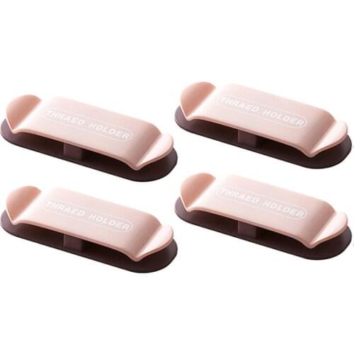 4 Pack Plug Cable Holder Clips Punch-Free Power Plug Hook Electrical Wire Plug Hooks Socket Holder Storage Hanger JW