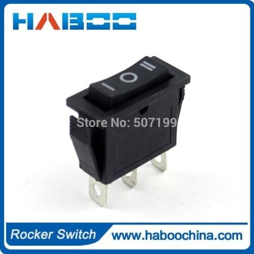 5pcs Packing KCD3-103 electric rocker switch SPDT ON-OFF-ON 3 Position Boat Rocker Switch shipping free