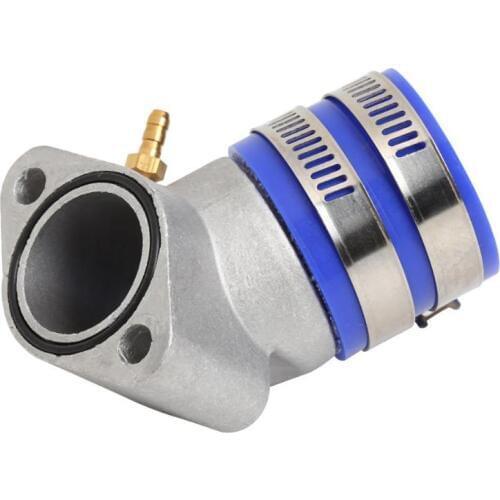 Aluminum 30mm Carburetor Frosted Intake Pipe Adapter Manifold Interface Boot for GY6 150cc Engine Scooter ATV Go Kart