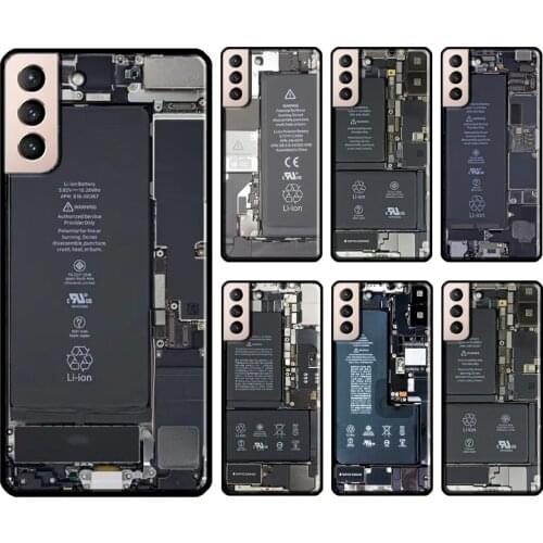 Motherboard Circuit board Cover For Samsung Galaxy S20 FE S21 Ultra Note 20 Note 9 10 S8 S9 S10 S20 Plus Phone Case