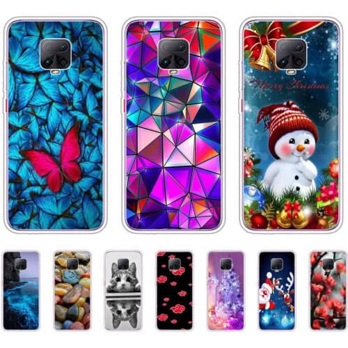 For Redmi Note 9S Case back Soft TPU Silicone Cover for Xiaomi Redmi Note 9S Phone Case Clear Bumper capas